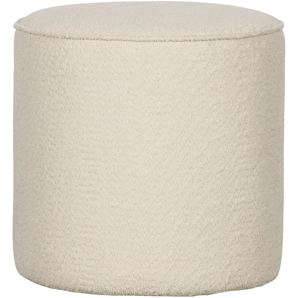 Sara puf high cream, front view