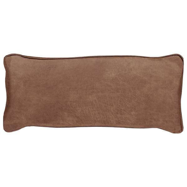 Bean cushion ecoleather cognac, front view