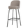 Vogue barstoel 80 cm geweven stof zand
