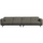 Statement XL 4-zits bank 372 cm structure velvet frost