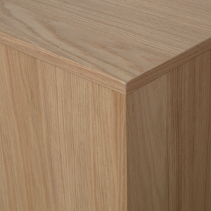 Modulair bas-de-casse 40 cm chêne naturel mat, détail