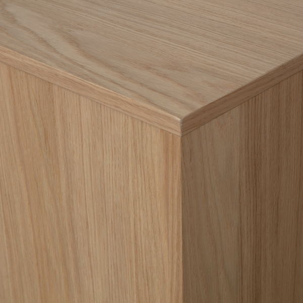 Modulair bas-de-casse 40 cm chêne naturel mat, détail