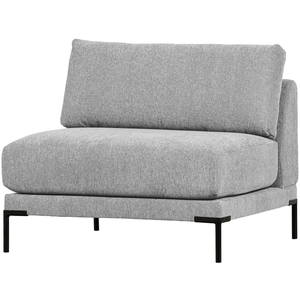 Couple loveseat element lichtgrijs, schuin vooraanzicht