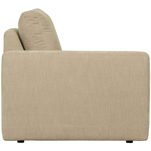 Family 1-place element bras gauche tissu sable, vue de face