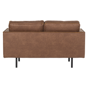 Rodeo 2-zits bank ecoleer cognac, achterkant
