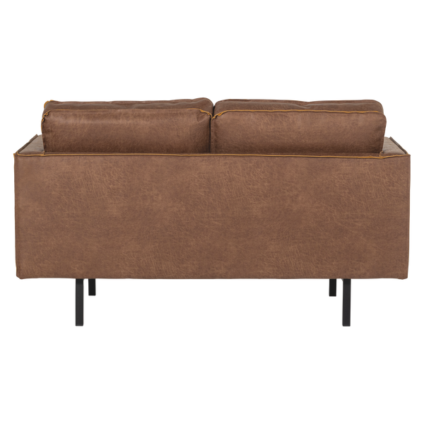 Rodeo 2-zits bank ecoleer cognac, achterkant
