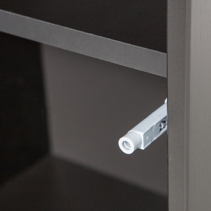 Teun armoire de rangement pin noir foncé, détail