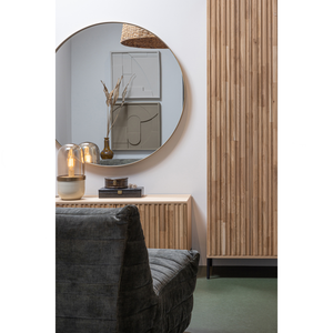 New gravure armoire avec tiroir chêne naturel, photo d'ambiance