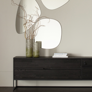 Philou mirror black 59x60 cm, room setting
