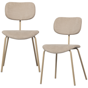 Link dining chair sand, detail