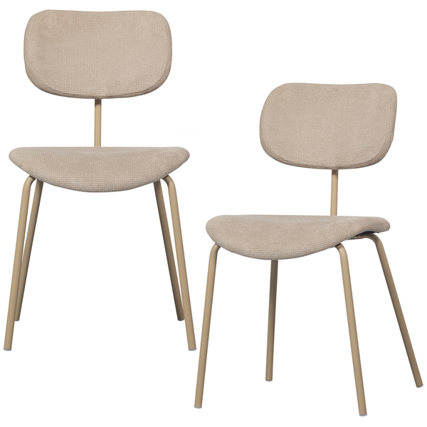 Link dining chair sand, detail