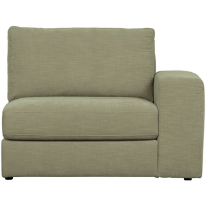 Family 1-place element bras droit tissu vert, vue de face