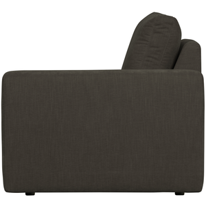 Family 1-seater element arm right anthracite, front view