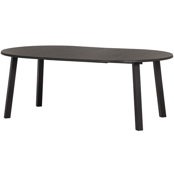 Lange jan ø extendable dining table oak blacknight, right side
