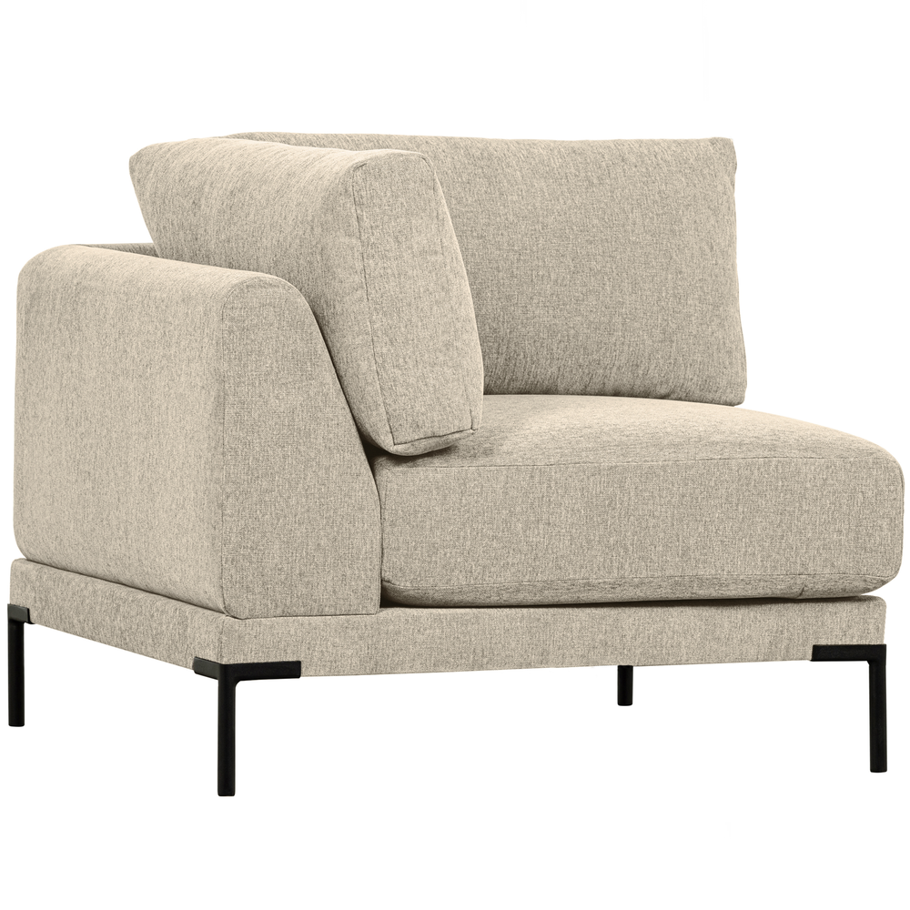 Couple corner element sand, angled front view