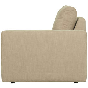 Family 1-seater element arm right sand, front view