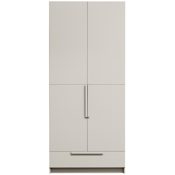Pure 2-porte armoire split pin dust, vue de face