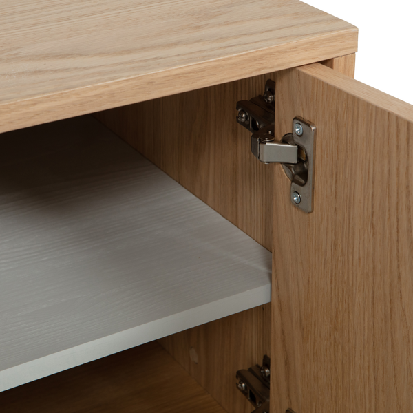 Modulair bas-de-casse 77 cm chêne naturel mat, détail