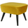 Sara hocker sur jambes velours ocre