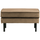 Rodeo tabouret sur jambes velvet taupe