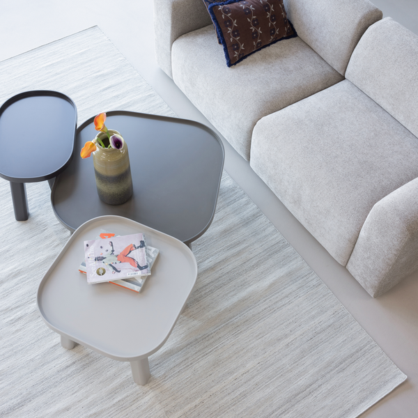 Mosa coffee table wood mocha brown, room setting