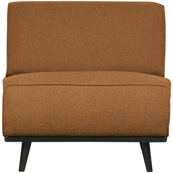 Statement 1-seater element bouclé butter, front view