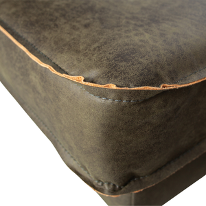 Rodeo daybed gauche eco cuir army, détail