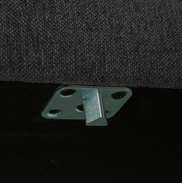 Couple corner element dark grey, detail