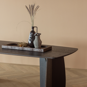 Veere eettafel 200x100 cm mystic brown, sfeerfoto