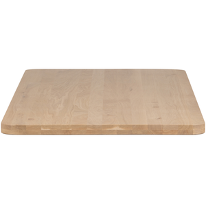 Tablo plateau de table en chêne naturel incurvé 200 x 90 cm, vue de face