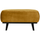 Statement hocker velvet honey yellow
