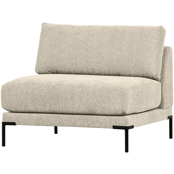 Couple loveseat element sand, angled front view
