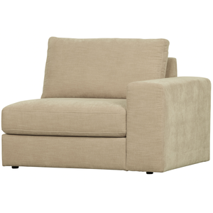 Family 1-seater element arm right sand, angled front view