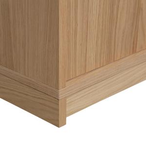 Modulair bas-de-casse 110 cm chêne naturel mat, détail
