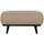 Statement hocker bouclé beige