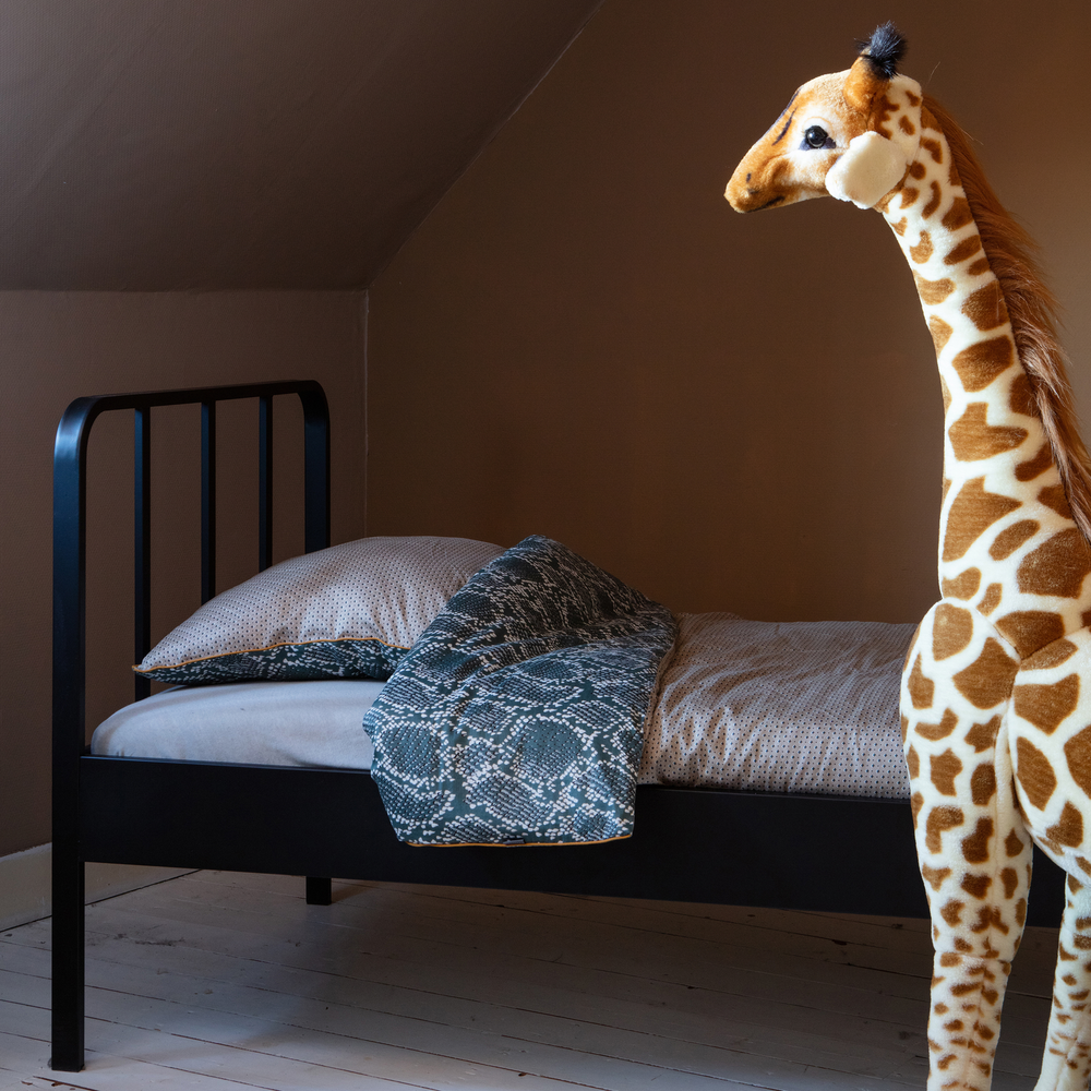 Mees bed metaal zwart 90x200 cm, sfeerfoto
