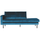 Rodeo daybed links velvet blauw