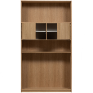 Modulair upper cabinet 110 cm oak natural matt, front view