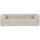 Bean 3,5-seater sofa rib fabric natural