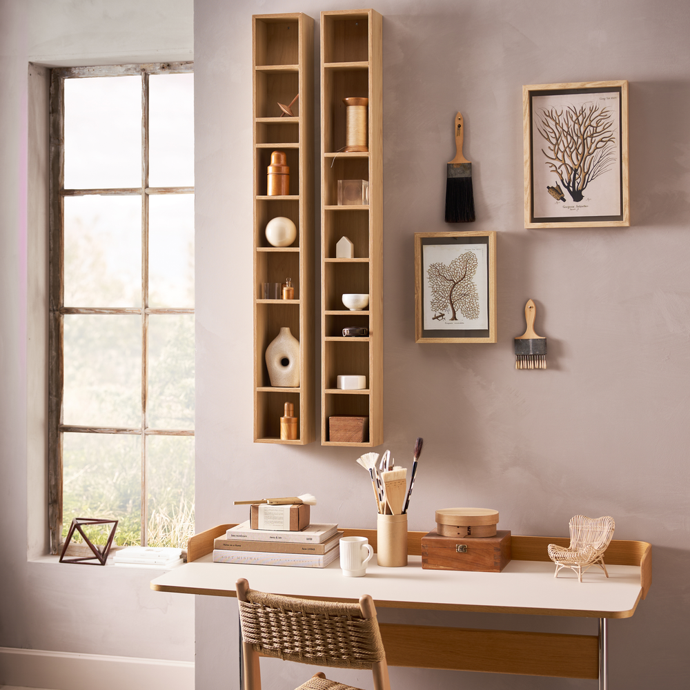 Show it wandkast mdf naturel, sfeerfoto