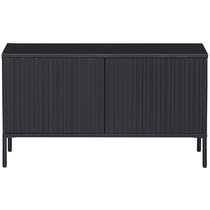 New gravure tv unit 100 cm pine black, front view