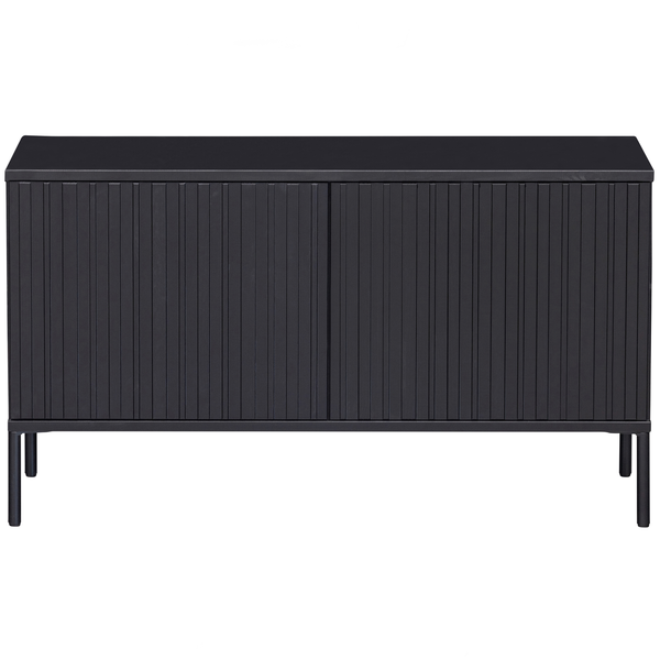 New gravure tv unit 100 cm pine black, front view