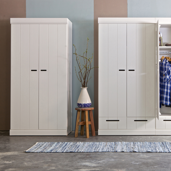 Connect armoire 3 portes + tiroirs blanc, photo d'ambiance