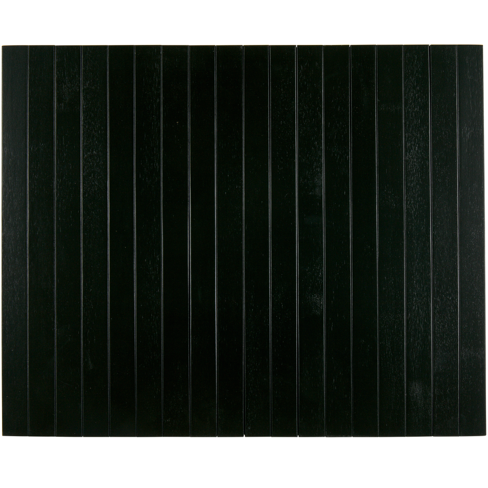 Tray black. armrest flexible - m, front view