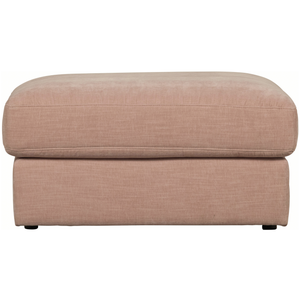 Family pouf tissu rose, vue de face