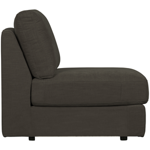 Family 1-seater element without arm anthracite, right side