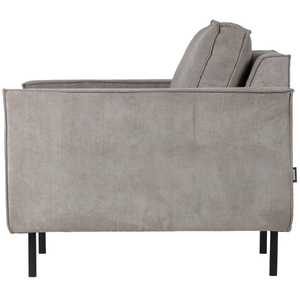 Arwin armchair, aged green, front view