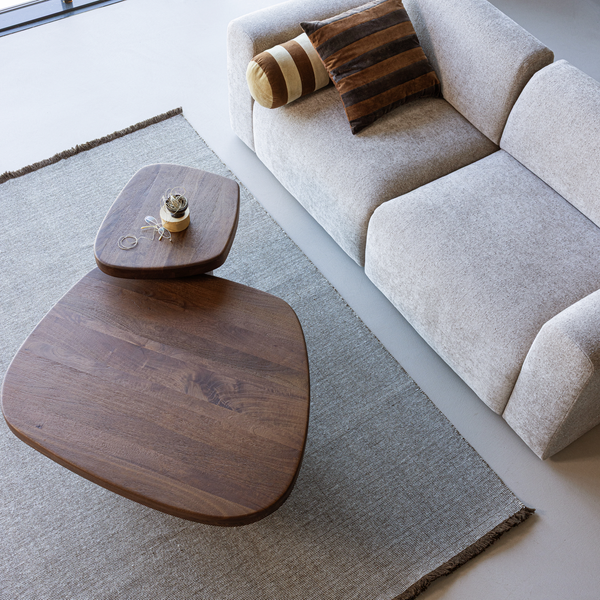 Table basse Nodu bois de mango brun, photo d'ambiance