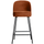 Vogue tabouret de bar 65 cm velours la rouille