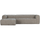 Bean corner sofa left chunky melange travertin